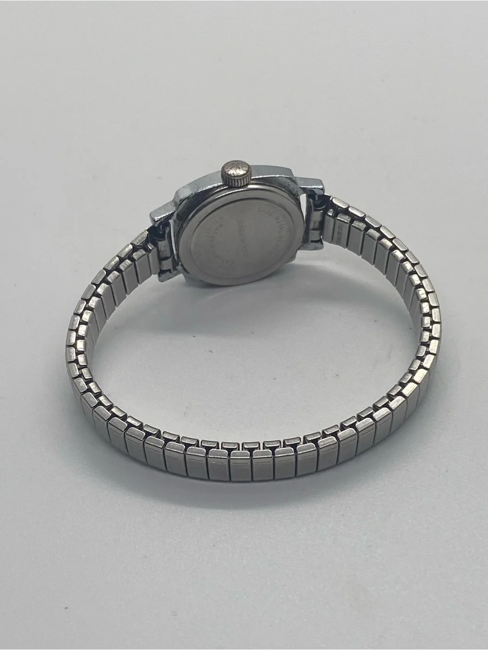 Timex Silver Women's Expansion Bracelet Watch with Cream Dial
